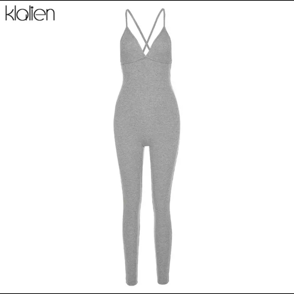 Gray Jumpsuit